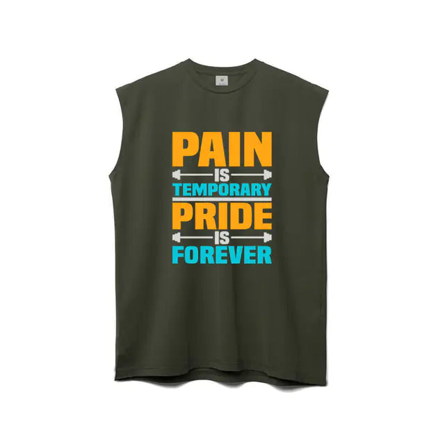 Men's Casual Polyester Vest for Gym & Street Activities