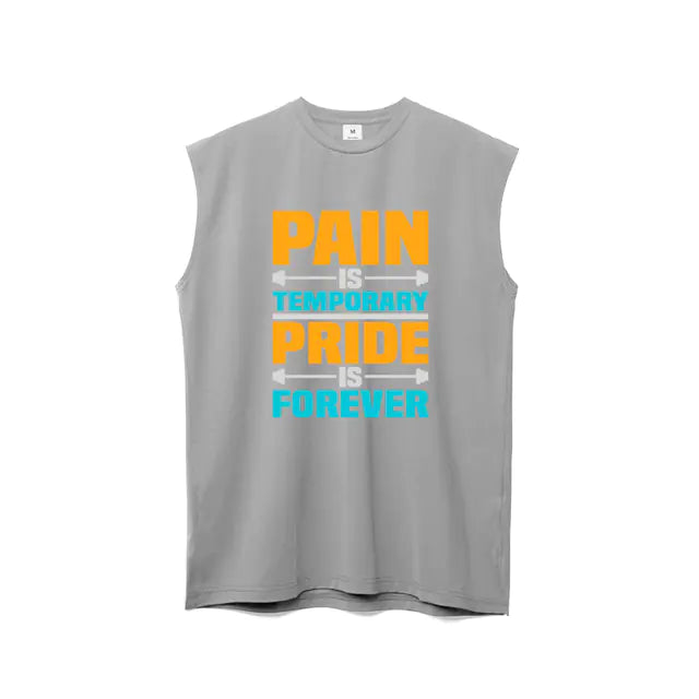 Men's Casual Polyester Vest for Gym & Street Activities