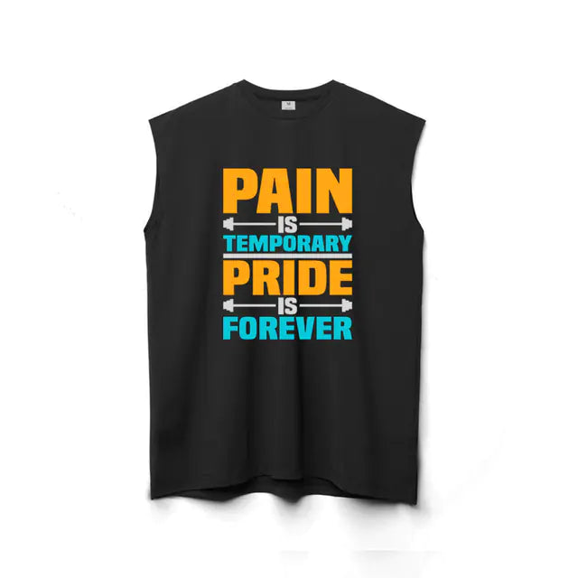 Men's Casual Polyester Vest for Gym & Street Activities