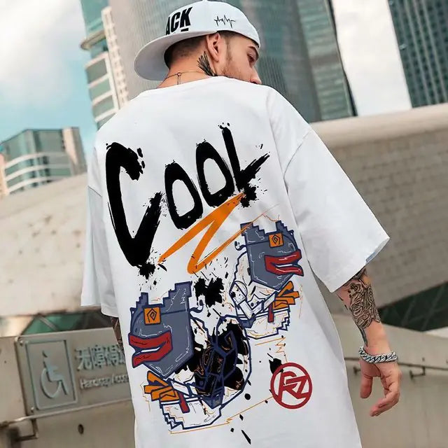 Men's Cotton Gym Basketball T-Shirt - Vintage Y2K Style