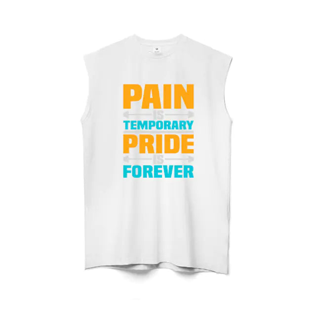 Men's Casual Polyester Vest for Gym & Street Activities