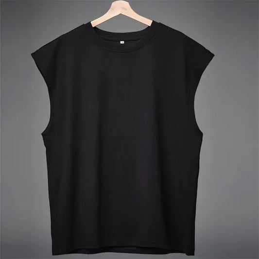 Men's Casual Cotton Gym Vest - Breathable & Sweat-Absorbent