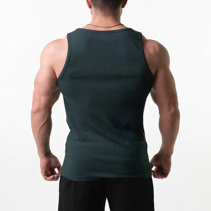 Cotton Men's Vest for Fashion Gym Exercise