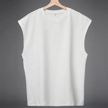 Men's Casual Cotton Gym Vest - Breathable & Sweat-Absorbent