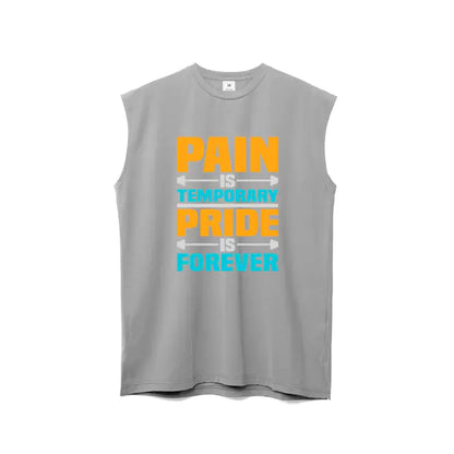 Men's Casual Polyester Vest for Gym & Street Activities