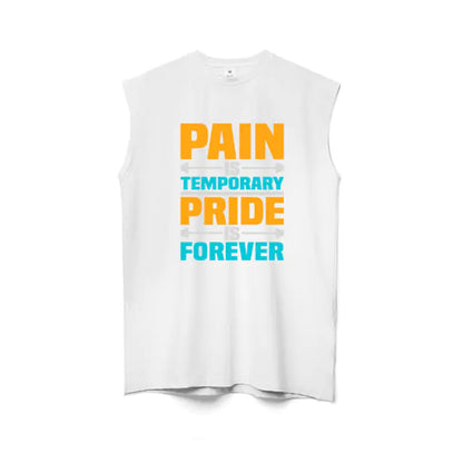 Men's Casual Polyester Vest for Gym & Street Activities